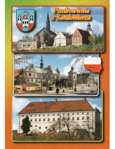Pocztówka Sandomierz miasto