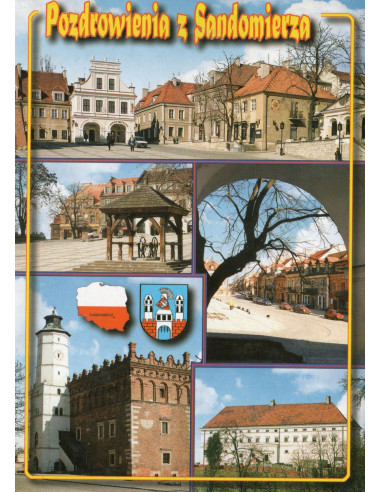 Pocztówka Sandomierz miasto