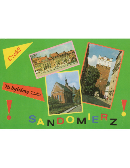 Pocztówka Sandomierz miasto