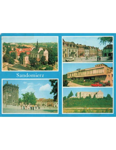 Pocztówka Sandomierz miasto
