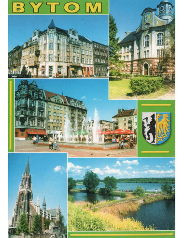 Pocztówka Bytom miasto