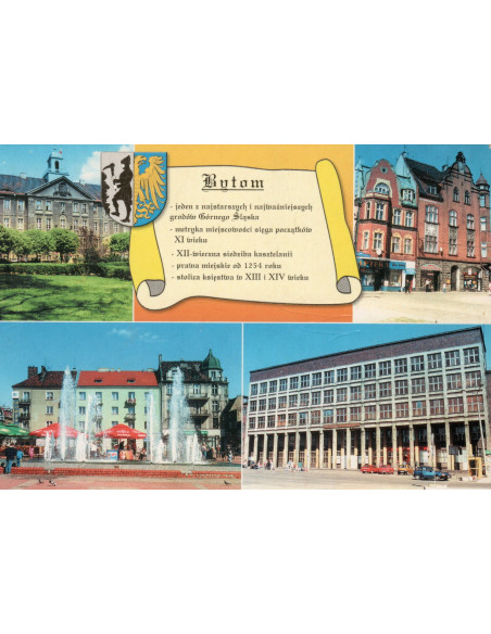 Pocztówka Bytom miasto