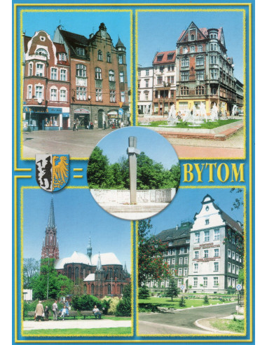 Pocztówka Bytom miasto
