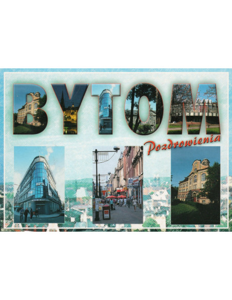 Pocztówka Bytom miasto