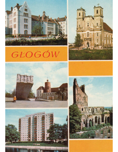 Pocztówka Głogów miasto