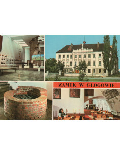 Pocztówka Głogów zamek