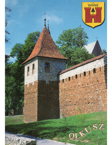 Pocztówka Olkusz baszta