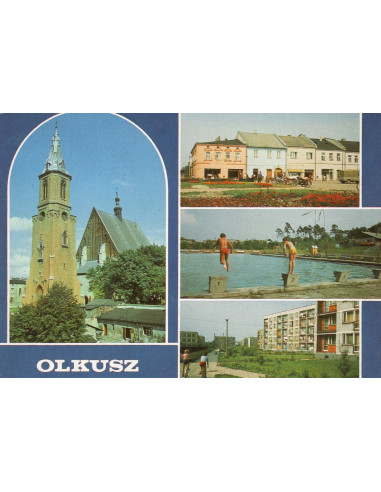 Pocztówka Olkusz miasto