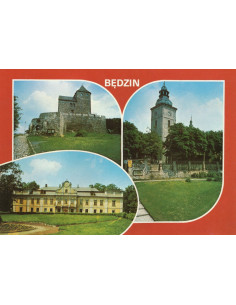 Pocztówka Będzin miasto