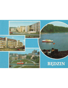 Pocztówka Będzin miasto
