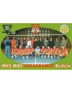 Pocztówka Będzin MKS Mos Interpromex
