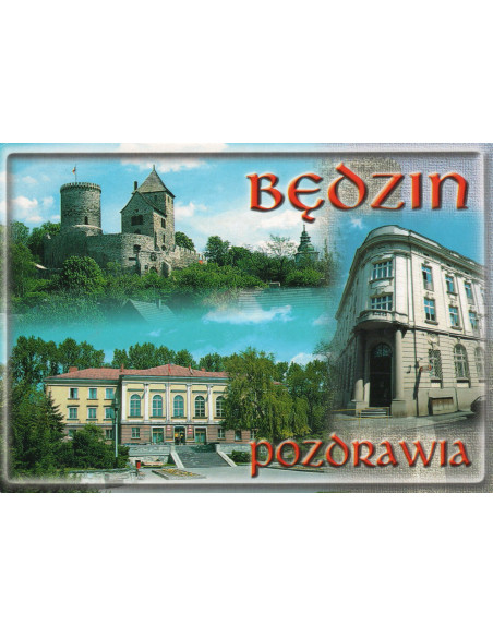 Pocztówka Będzin miasto