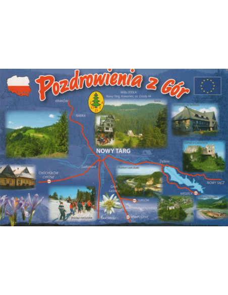 Pocztówka Powiat Nowotarski