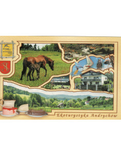 Pocztówka Andrychów ekoturystyka