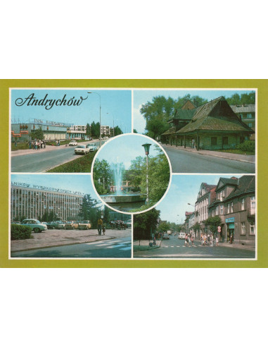 Pocztówka Andrychów miasto