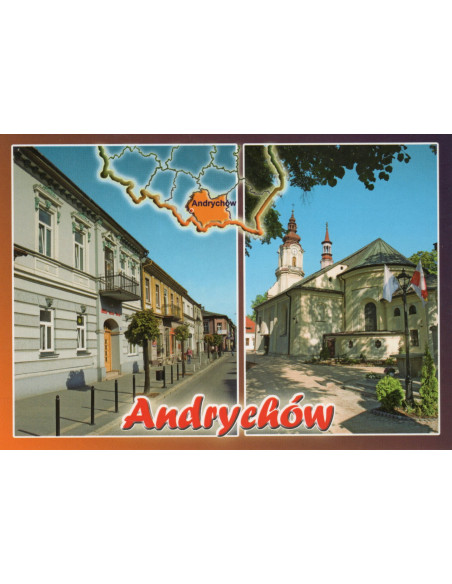 Pocztówka Andrychów miasto
