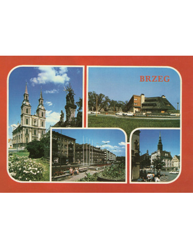 Pocztówka Brzeg miasto
