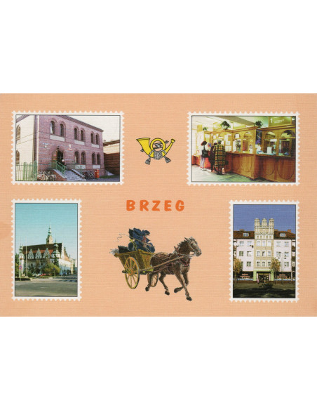 Pocztówka Brzeg miasto