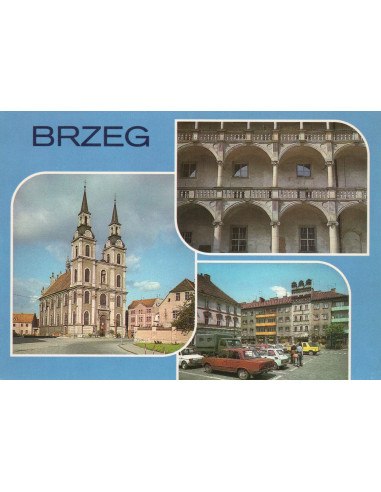 Pocztówka Brzeg miasto