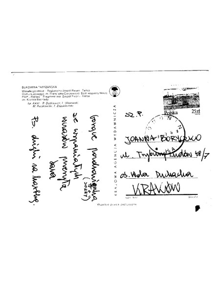 Pocztówka Bukowina Tatrzańska