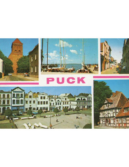 Pocztówka Puck miasto