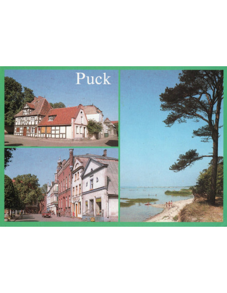 Pocztówka Puck miasto