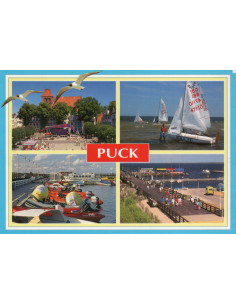 Pocztówka Puck miasto