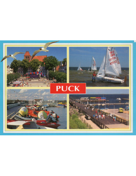 Pocztówka Puck miasto