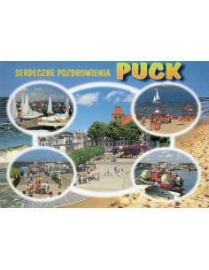 Pocztówka Puck miasto