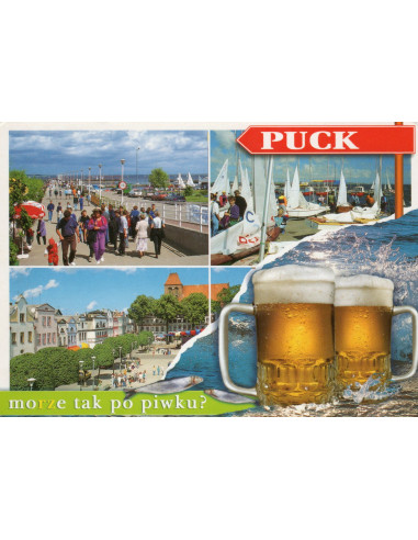 Pocztówka Puck miasto