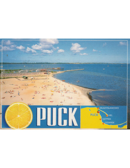 Pocztówka Puck miasto