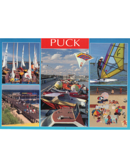 Pocztówka Puck miasto