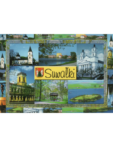 Pocztówka Suwałki miasto
