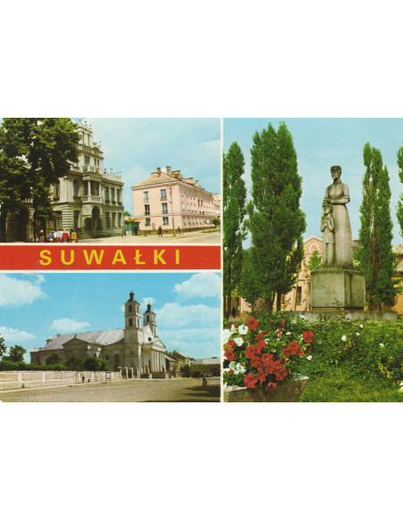 Pocztówka Suwałki miasto