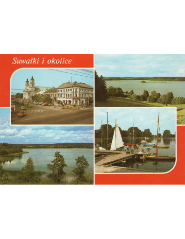 Pocztówka Suwałki i okolice