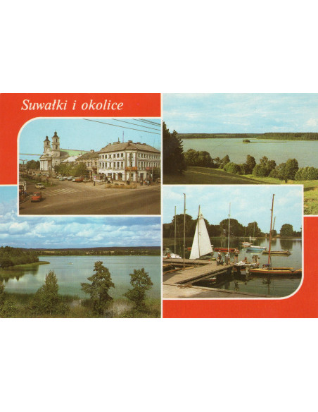 Pocztówka Suwałki i okolice