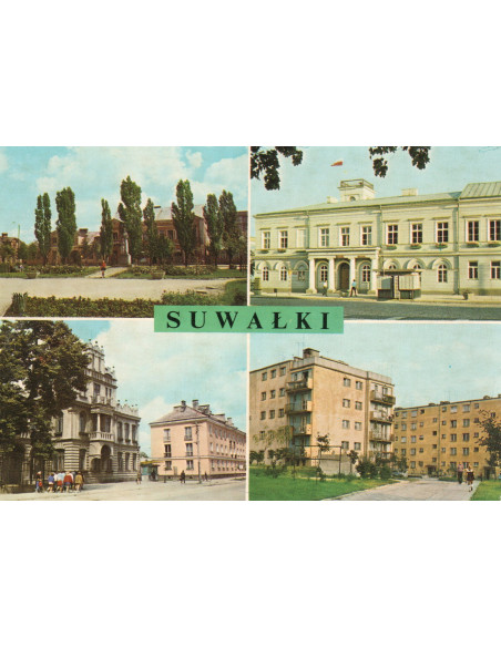 Pocztówka Suwałki miasto