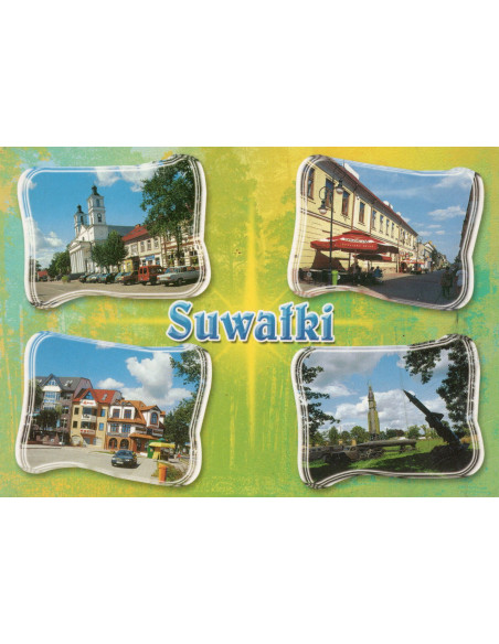Pocztówka Suwałki miasto