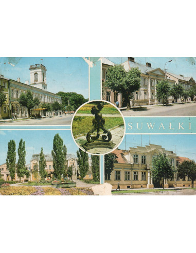 Pocztówka Suwałki miasto