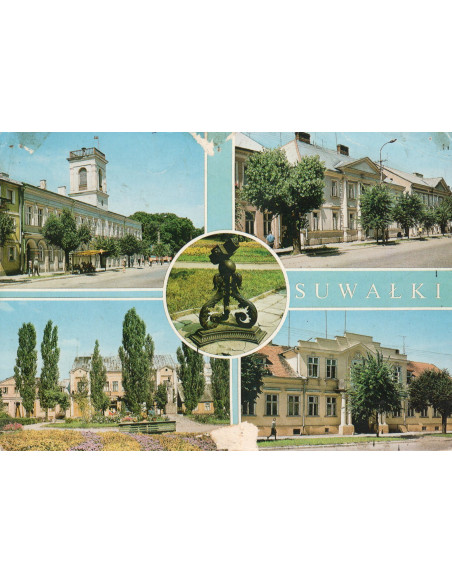 Pocztówka Suwałki miasto