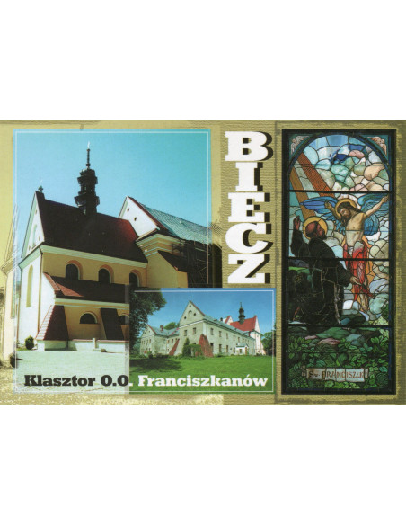 Pocztówka Biecz Klasztor O.O Franciszkanów