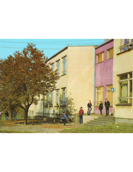 Pocztówka Żyrardów Szkoła Podstawowa im. Mikołaja Reja