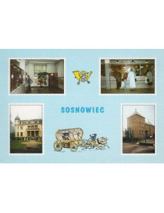 Pocztówka Sosnowiec Urząd Pocztowy