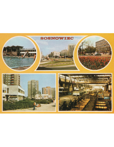 Pocztówka Sosnowiec miasto