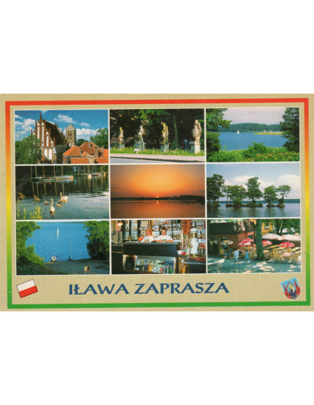 Pocztówka Iława miasto