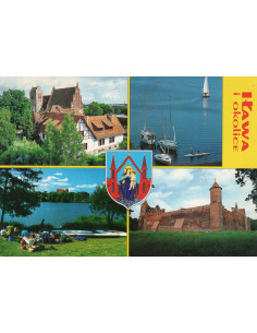 Pocztówka Iława miasto