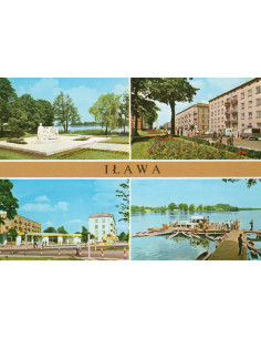 Pocztówka Iława miasto