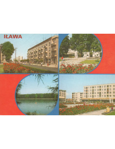 Pocztówka Iława miasto