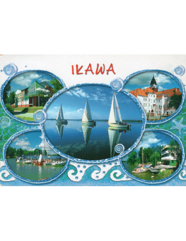 Pocztówka Iława miasto