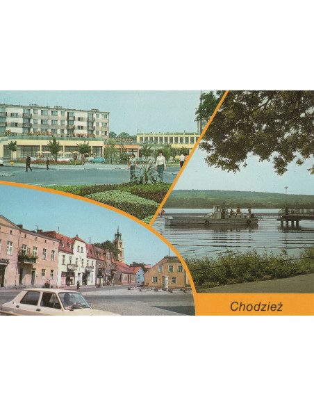 Pocztówka Chodzież miasto